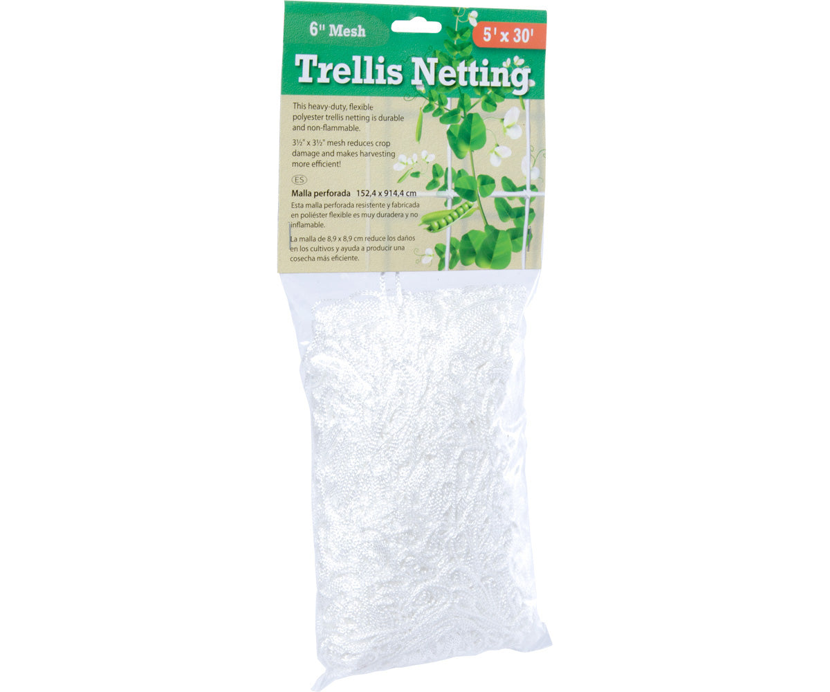 Trellis Netting 6" Mesh, woven, 5'x 30'