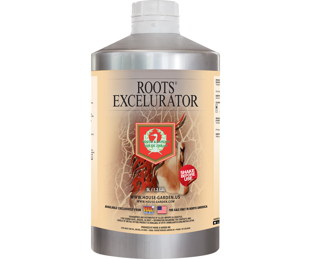 House & Garden Roots Excelurator, (silver bottle), 5 L