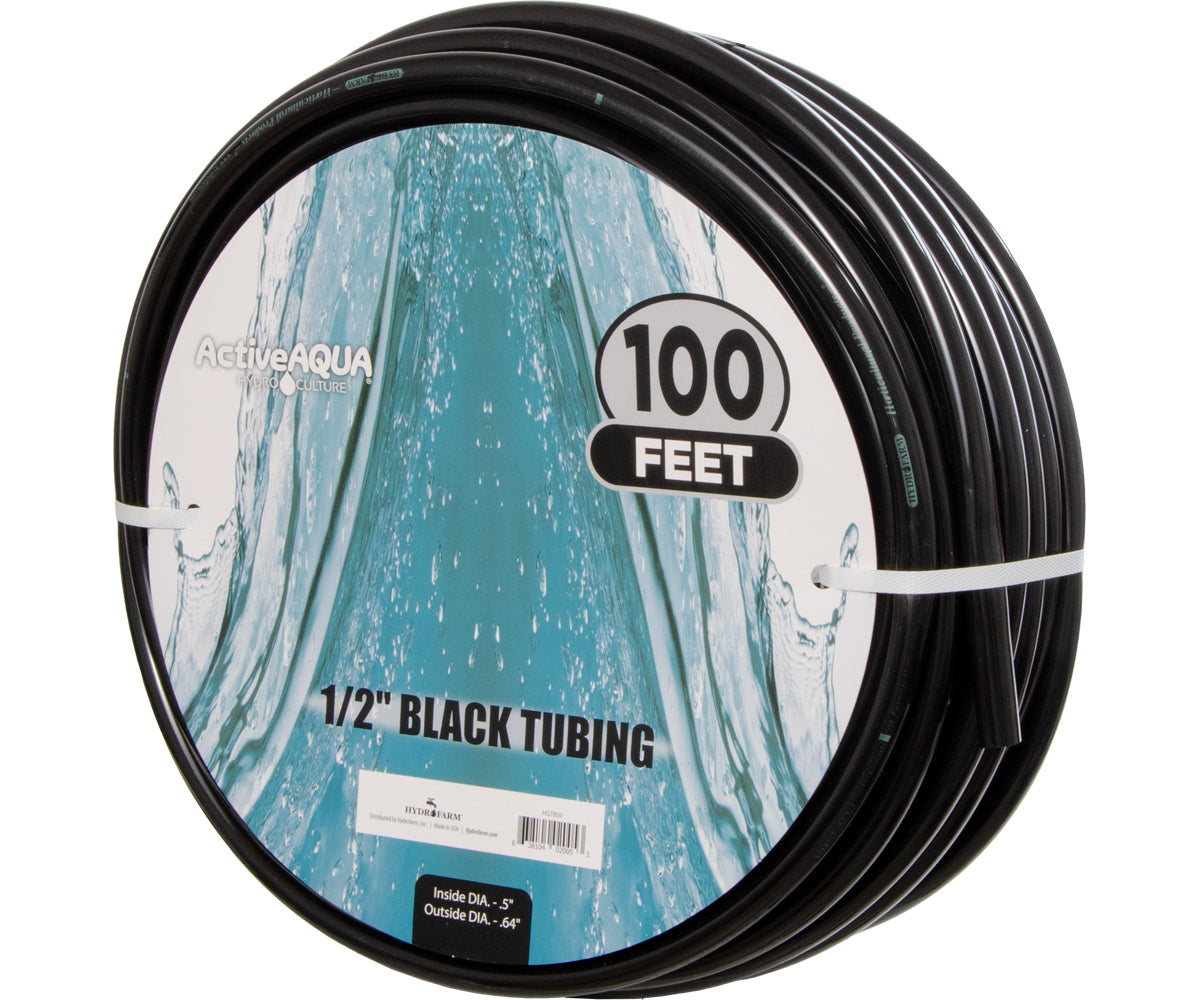 1/2" ID Black Tubing 100'