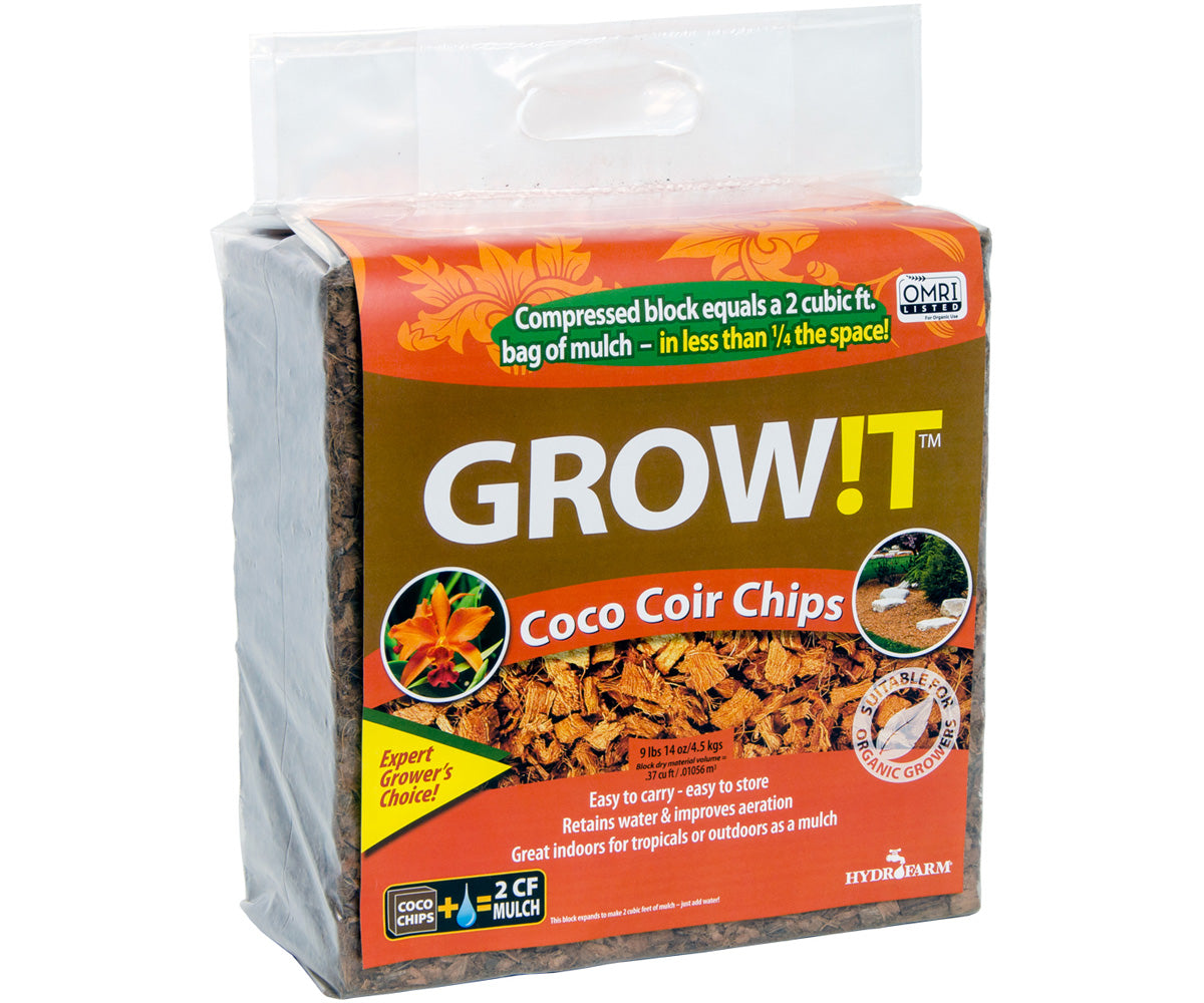 GROW!T Coco Coir Chips, Block