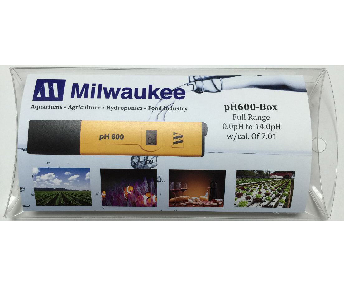 Milwaukee Instruments pH 600 pH Tester w/1 Point Manual Calibration